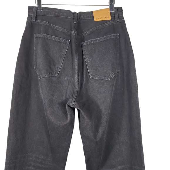 Aritzia| Denim Forum The Joni High Rise Loose Black Pants 29L. - Picture 13 of 16